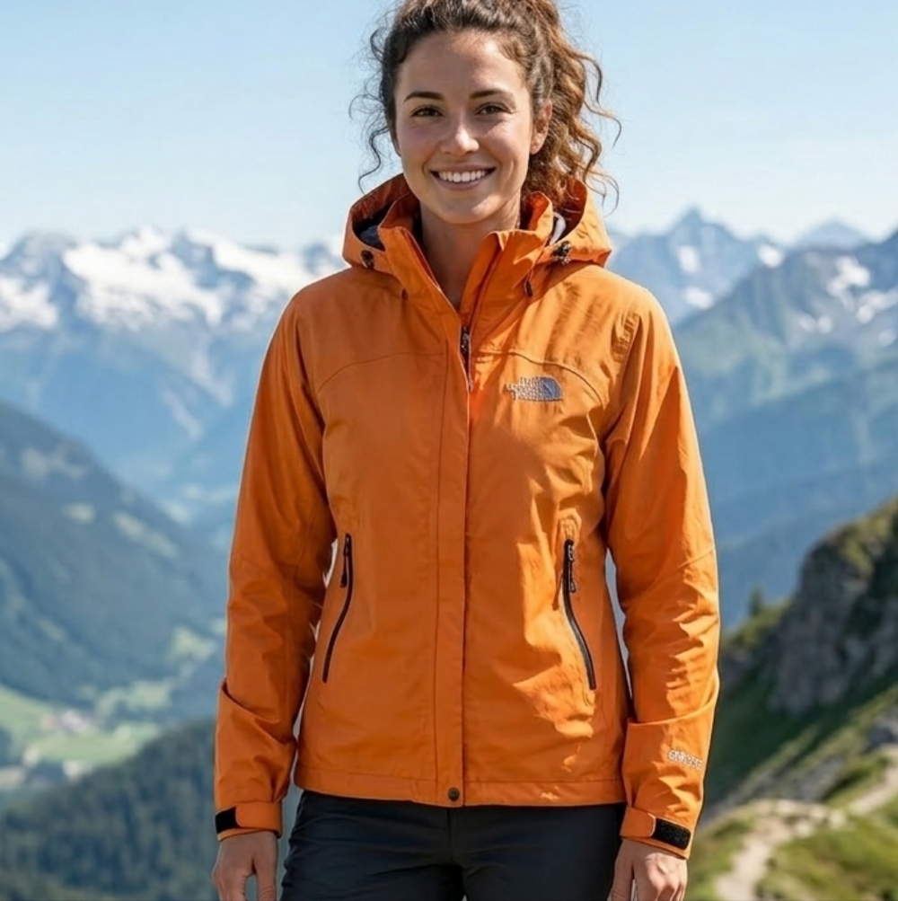 Vintage The North Face Summit Series Gore-Tex XCR Raintex Jacket - Orange - Sz M